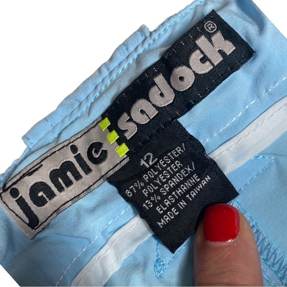 JAMIE SADOCK Skirt Airwear Hybrid Lightweight Baby Blue Golf Skirt Size 12 - Picture 4 of 5